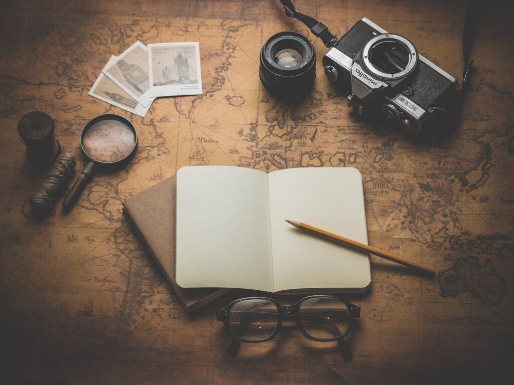 travel equipment list - maps