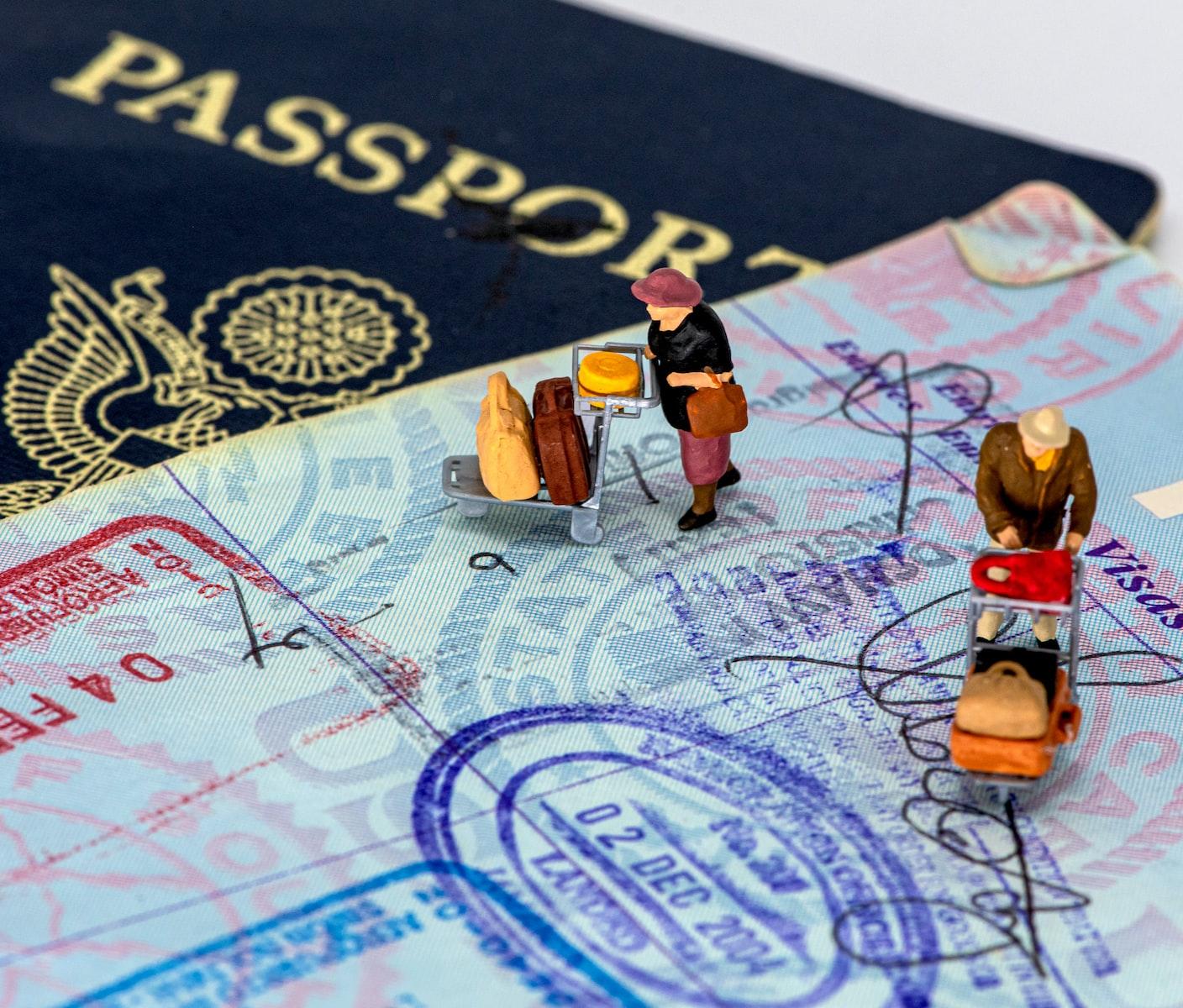travel items list - passport
