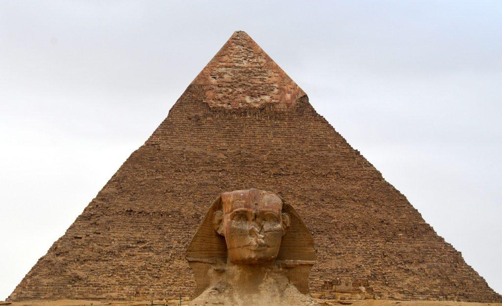 sphinx, egypt, pyramid
